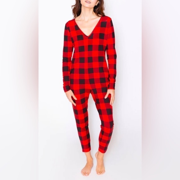 Smash + Tess Pants - Smash + TESS Poinsettia Plaid Romper